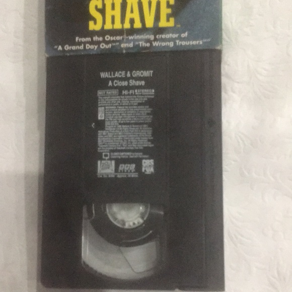 VTG. 1995 VHS#8399 video Tape. WALKACE & GROMIT. A CLOSE SHAVE. - Picture 7 of 8